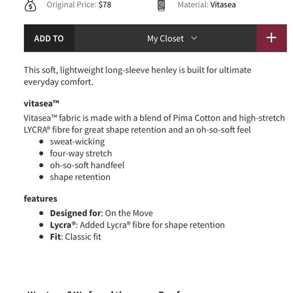 ❤️ Lululemon 5 years basic long sleeves Henley in dark heather gray Size XXL A93 - Picture 9 of 9